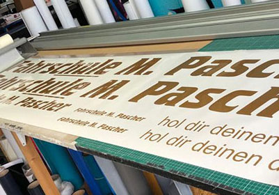 Transferfolie Folienschriften | FACTORY4U München